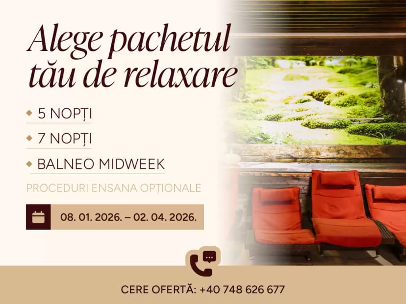 Pihenési ajánlatok a szovátai Relax Hotel & Resortban